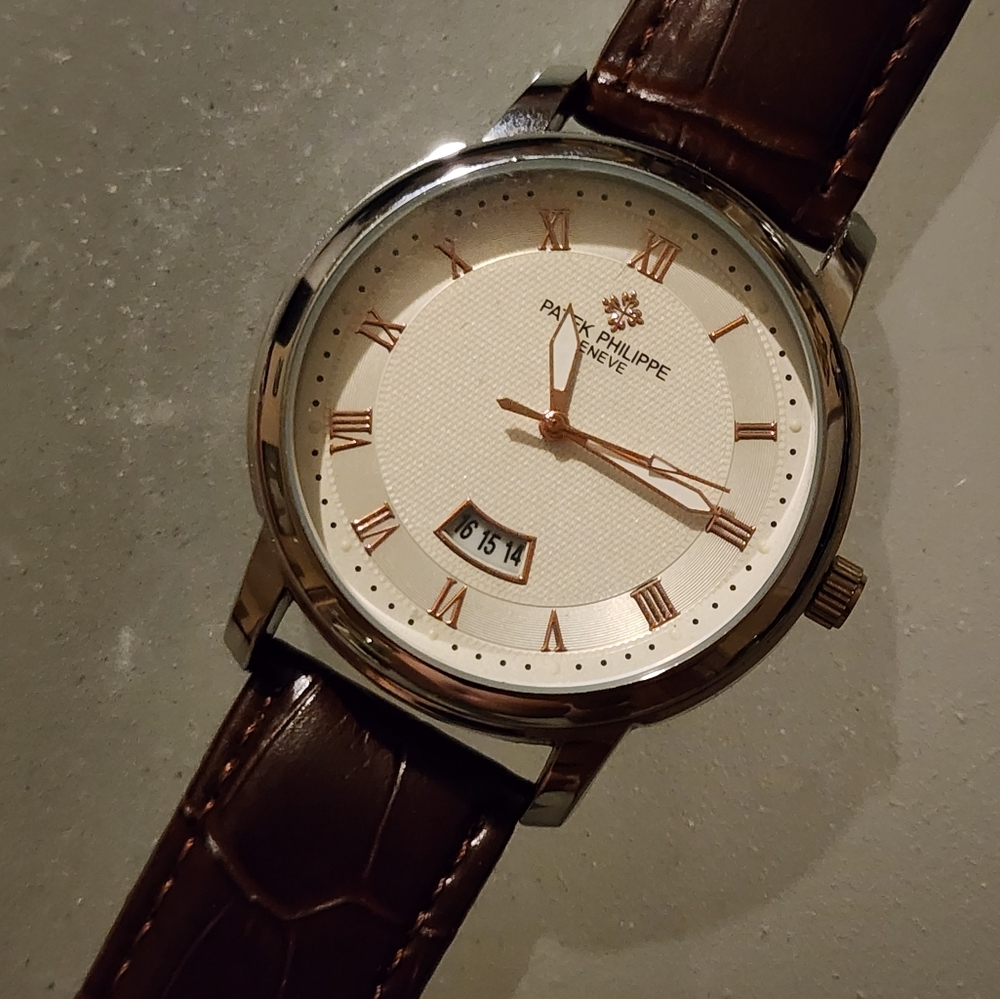 Patek Phillipe Mens  Fashion Quartz Watch